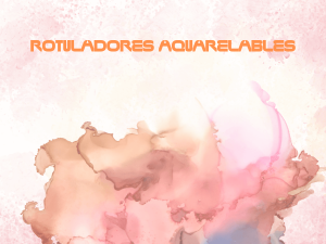 Banner - Rotuladores Aquarelables